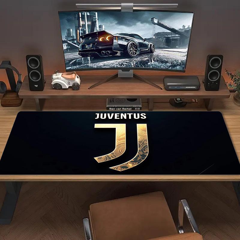 Juventus Football Club Print Cushion Non-slip Laptop Tablet Big Mousepad XXL Mat Mini PC Playmat With Lock edge