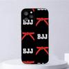 BJJ Brazilian Jiu Jitsu OSS Phone Case For iPhone 15,14,13,12,11,Plus,Pro Max,XS,X,XR,SE,Mini,8,7 Soft Silicone Black Cover