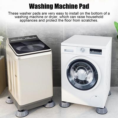 4pcs Anti Skid Furniture Pads Universal Washer Foot Cushion Accessories Anti Vibration Pads Dryer