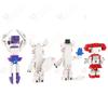Midnight Bear Series MOC Character Decoration Building Blocks DIY Game Horror Action Figure Models Assembly Bricks Toys For Kids