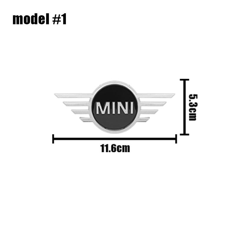 

11.6cm 14.5cm Car Front Hood Bonnet Logo Rear Trunk Emblem Sticker Accessory For Mini Cooper R55 R56 R57 R58 R59 F54 F55 F56 F60