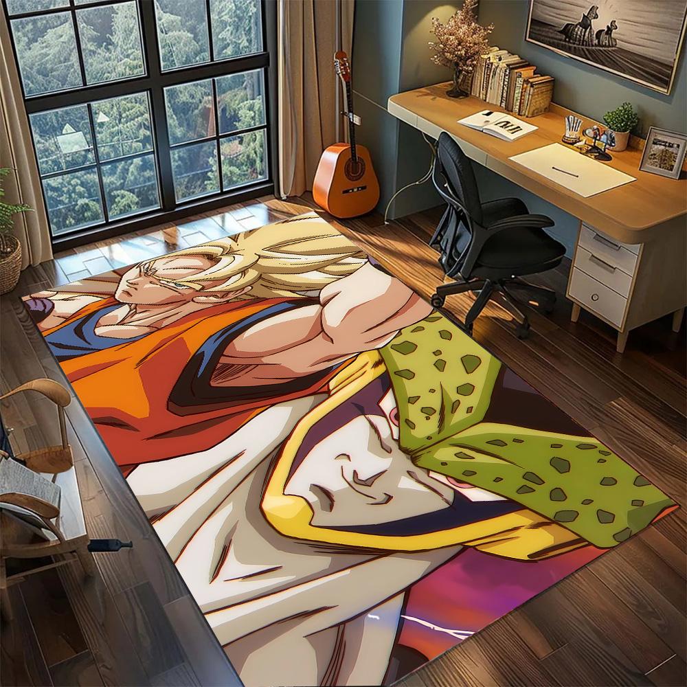 Dragon Ball!Rug Carpet Large Area Rug Non Slip Washable Floor Mat Gamer Room Bedroom Home Decor