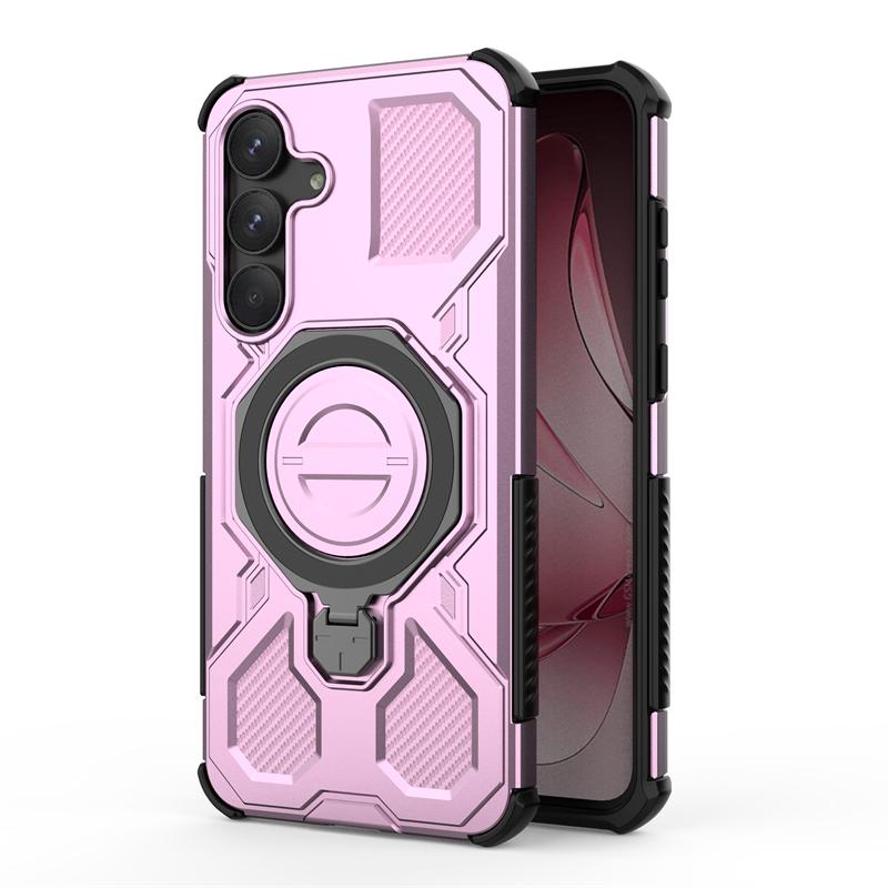 Magnetic Wireless Charge Cover For Samsung Galaxy S25 FE Phone Holder Back Case For Samsung S25 FE Cover For Samsung S25 FE Case