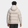 Down Jackets Men's Ecru Hooded Moderate Other IW0780