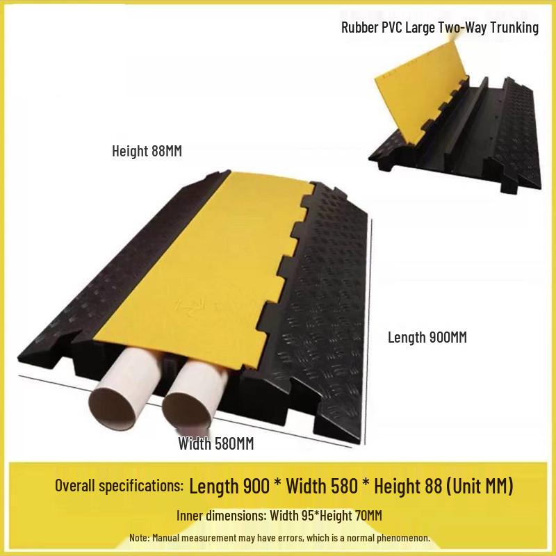 Indoor/Outdoor Cable Protection Rubber Trunking Speed Bump