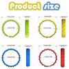 Soft Material TPR Sensory Hand Ring Toys Flexible Design Silent Decompressors Bracelet  Kids Play