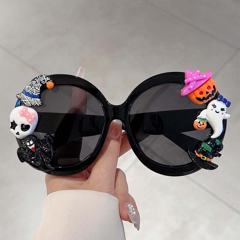Cute Halloween Party Pumpkin Decor Shades Women Fashion Festival Rave Prop Sunglasses Funny Cartoon Design Sun Glasses