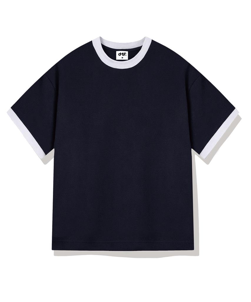 DIFF Piper Ringer Loose Fit Short Sleeve T-Shirt 4 Colors [Dise_4001]