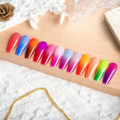 Temperature Change Nail Polish Glue Solid Color Nail Polish Gradual Change Nail Polish Glue Phototherapy Glue Nail Salon Special