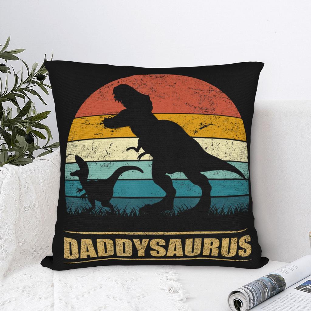 Jurassic Dad Pain Finds A Way Pillowcases Merch Printed Cushion Cover Decorations Throw Pillow Case Cover Home Multi Size