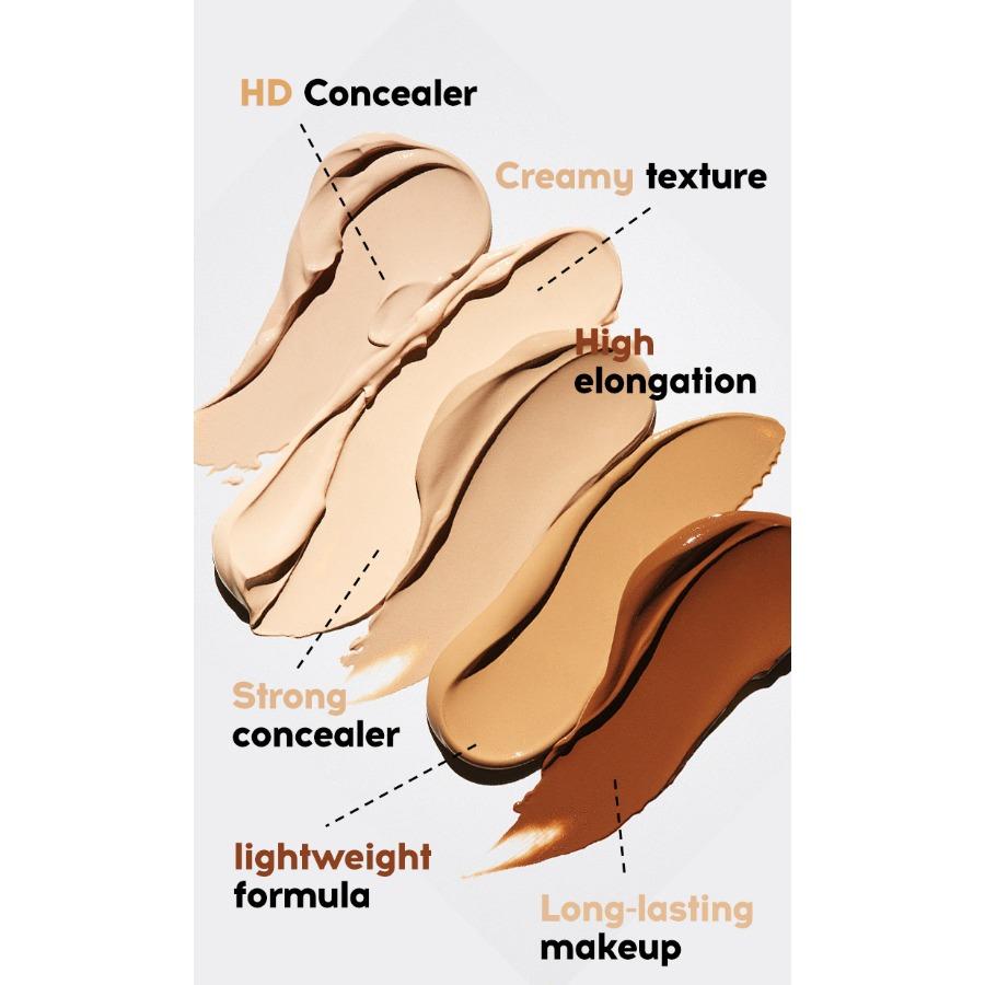 MLSMILE Colored concealer, facial brightening, contouring, darkening, eye circles and tear troughs toner foundation
