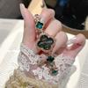 Vintage Clover Premium Bracelet Crystal Women's Waterproof Quartz Watch Watch