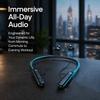 Half In-Ear Neckband Earphones Large Capacity Sports Bluetooth Earphones Wireless Headset  Running