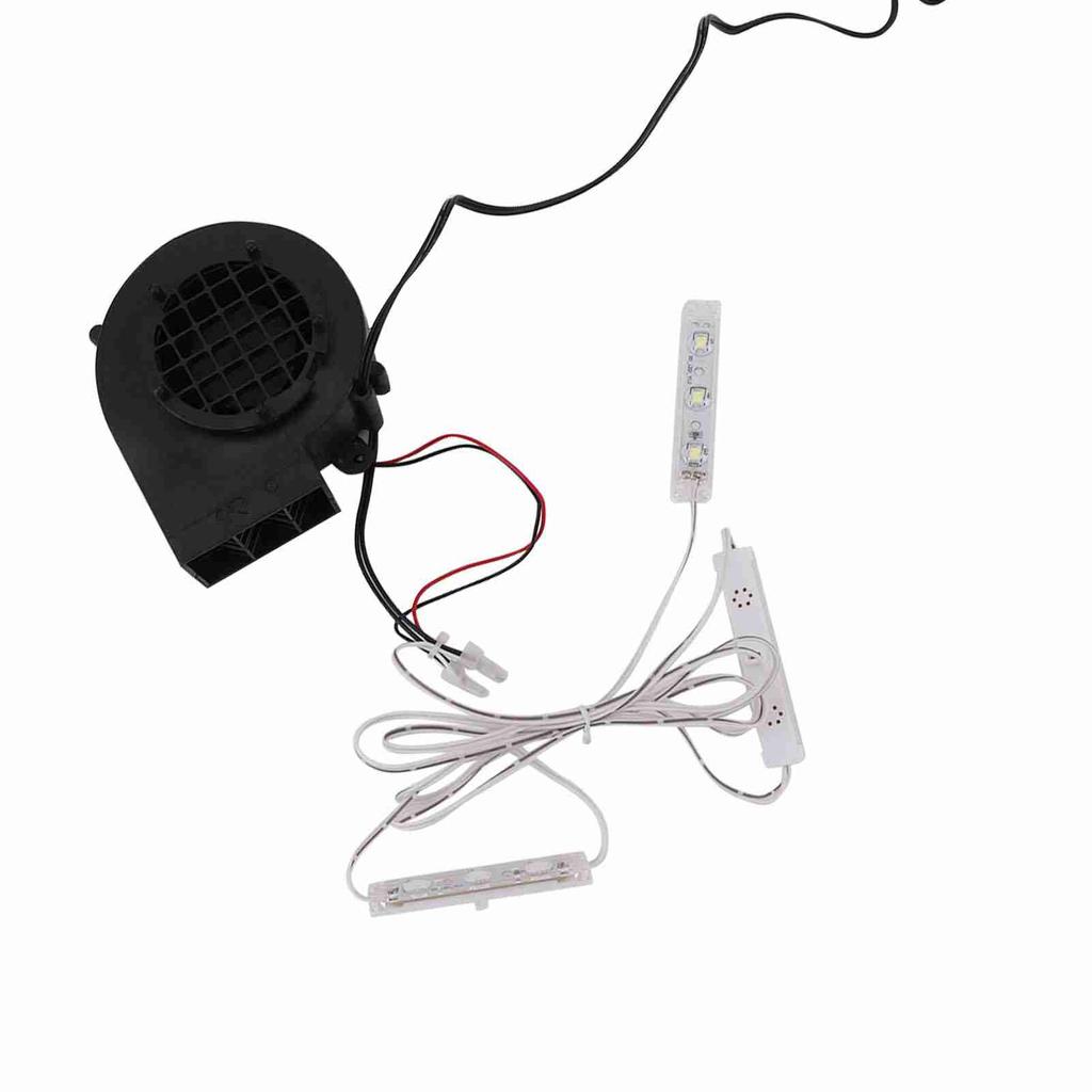 Aufblasartikel Luftgebläse Weihnachten Aufblasbares Gebläse Pumpe mit 3 weißen LED-Lichterketten für Außen