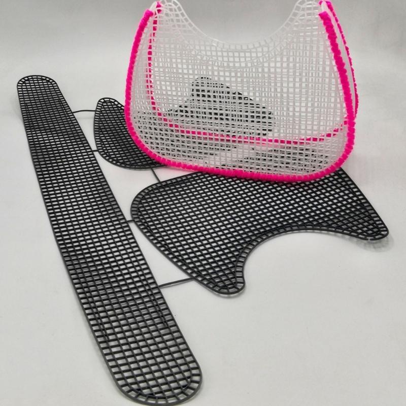 Portable Plastic Grids Stencils For Toted Bags Crafting Includes Step By Step Instructions
