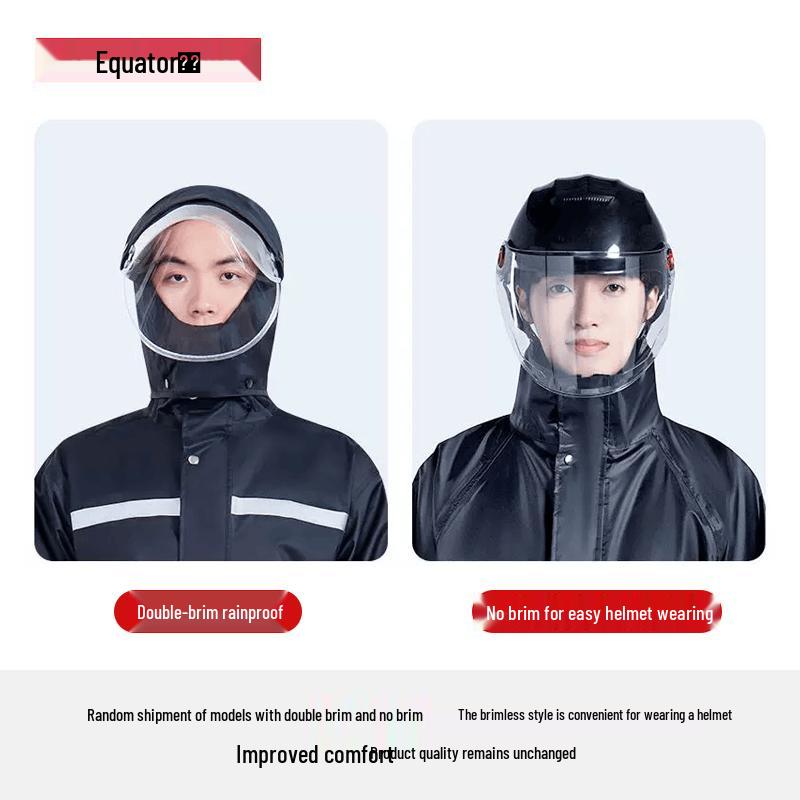 Adult Reflective Split Rain Suit Set