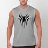 Summer Round Neck 3D Spider Pattern Printed Top Fashionable Casual Sleeveless Vest Men's T-shirts