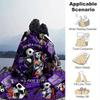 1pc, Cozy Nightmare Before Christmas Home Decor Blanket: Perfect Gift for Bedroom, Living Room, Travel, Camping, Car