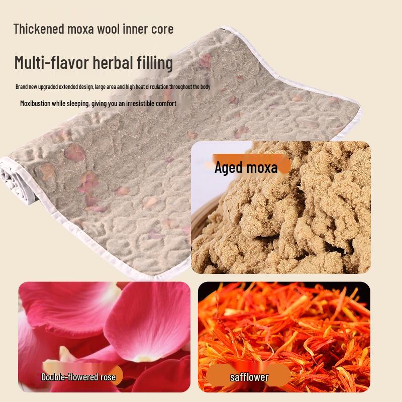Pure Mugwort Electric Heating Blanket Mattress - High-End Whole Body Moxibustion Pad for Physiotherapy & Hot Compress