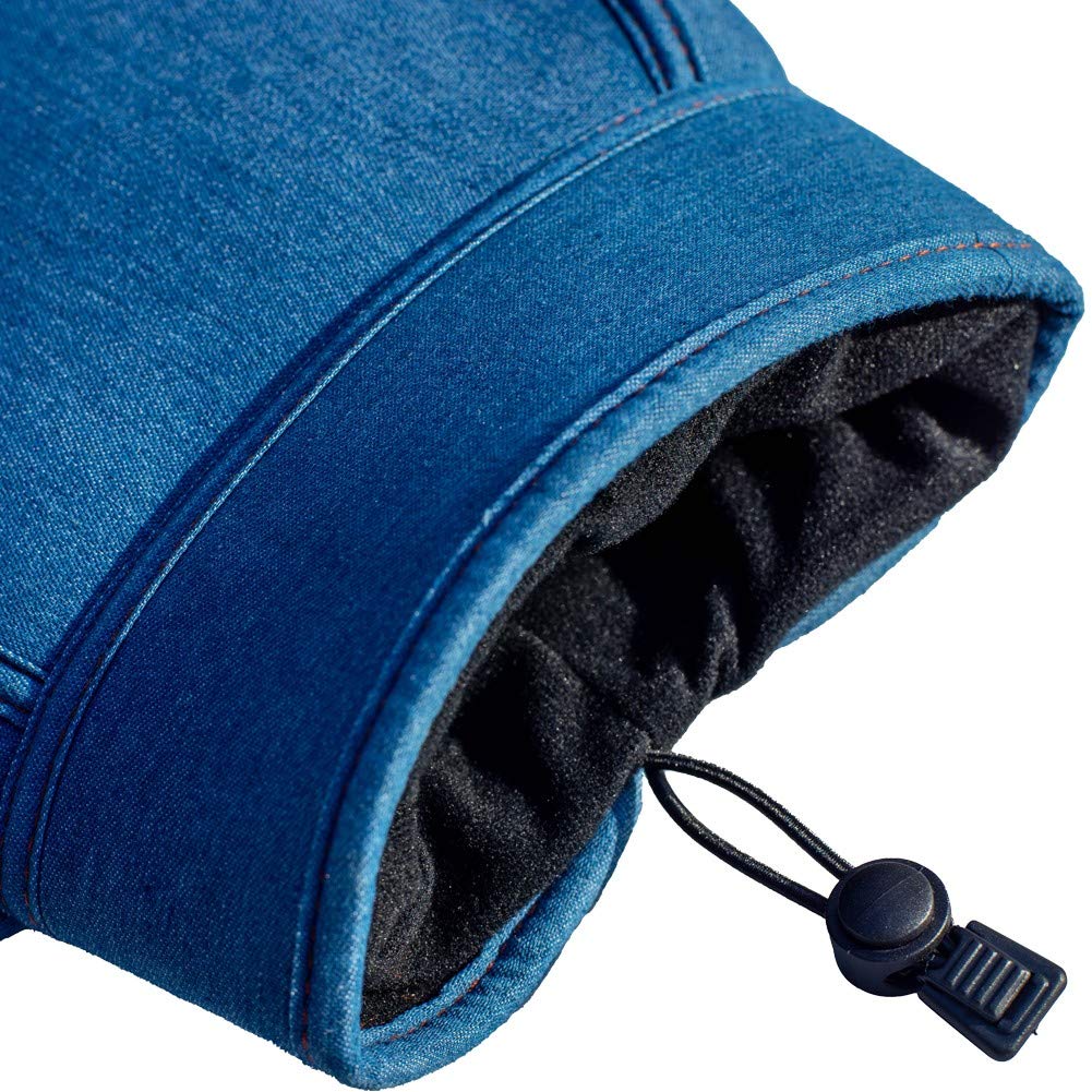 INFIMO DHC-03 Denim Type Neoprene Motorcycle Steering Wheel Cover, Waterproof, Cold Protection, Blue