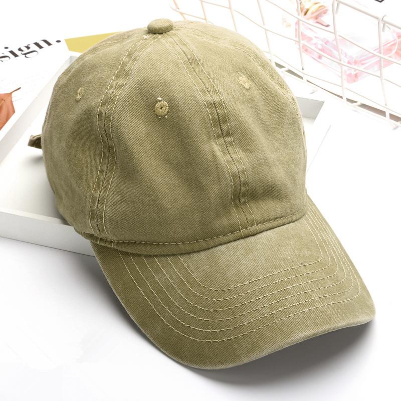 Vintage Washed Baseball Cap Unisex Adjustable Cotton Casual Sun Protection Hats