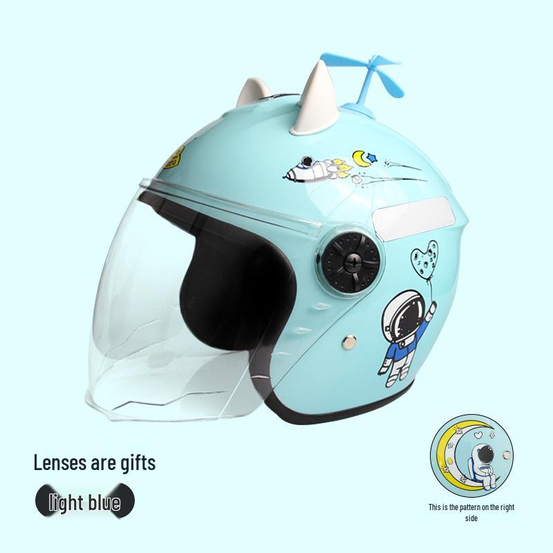 Children's Cartoon Safety Helmet: Breathable, Shockproof, Winter Warm for Boys and Girls