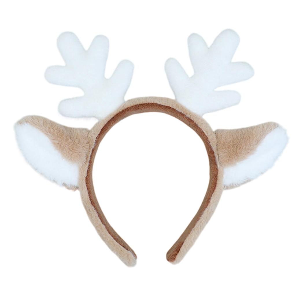 Formemory Reindeer Headband, Christmas Hair Hoop, Cosplay, Costume, Deer Antlers, Kids, Adults, Costume Accessory, Hair Ornament, Children, Babies,