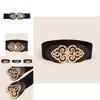 Fashion Waist Belt For Women With Embossed Totem And Adjustable Tapes For Summer Casuals