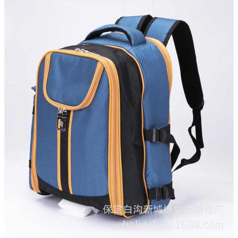 Insulated Picnic Cooler Bag With Cutlery Set Outdoor Travel Lunch Oxford Fabric Portable 20-35L