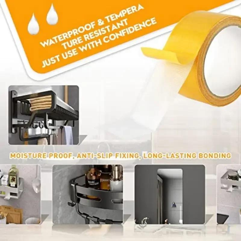 Extra Strong Double Sided Adhesive Tape Thin Super Strong Heavy Fixation Bookbinding Mesh Waterproof Powerful Grid Carpet Tape