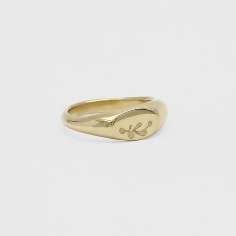 BOLDIERE Blattstempelring_ R21[Gold]