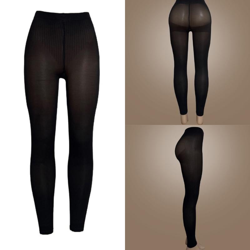 Graduated Compression Leggings For Women Antislip Tights Butt Lift Design Breathable Seamless Nylon Fabric Pantyhose