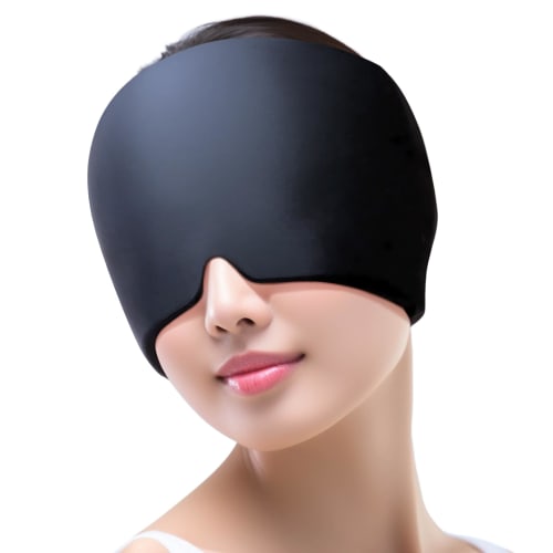 I.Kimport Eye Mask, Hot & Cold, Cooling Gel Pillow, Gel Eye Mask for Restful Sleep, Light Blocking, Eye Pillow, Cooling Pack Gel, Hot Mask, Head and E