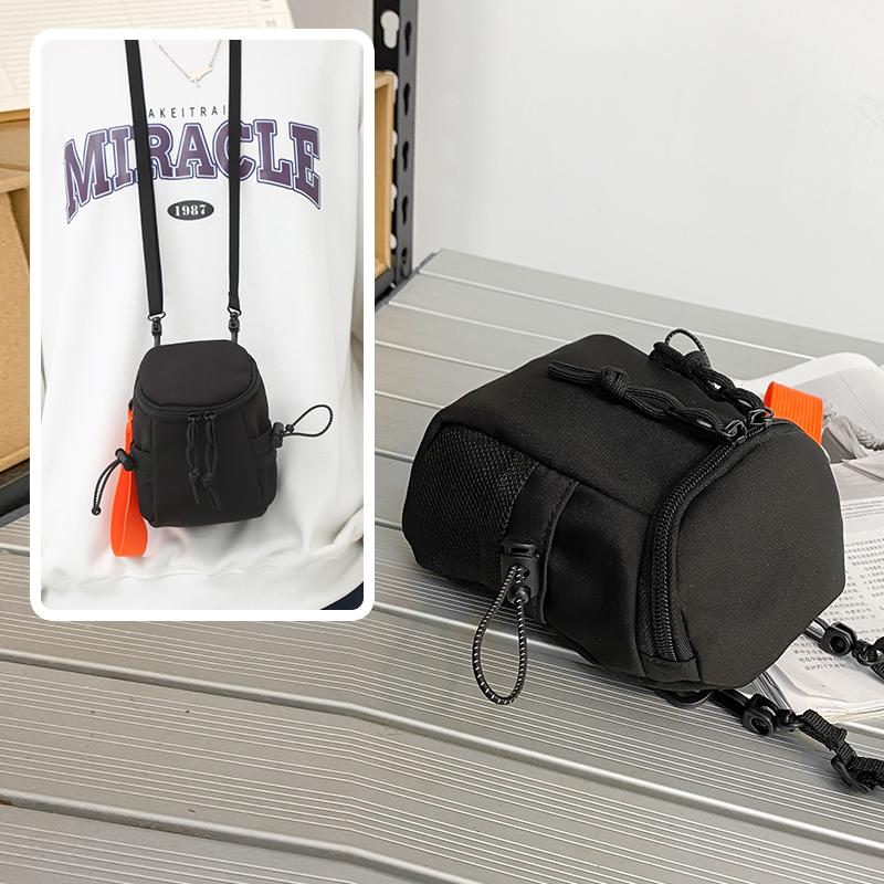 Coin Purse Hanging Bag Mini Shoulder Bag Small Backpack Headphone Bag Mobile Phone Bag Female Boys Crossbody Bag