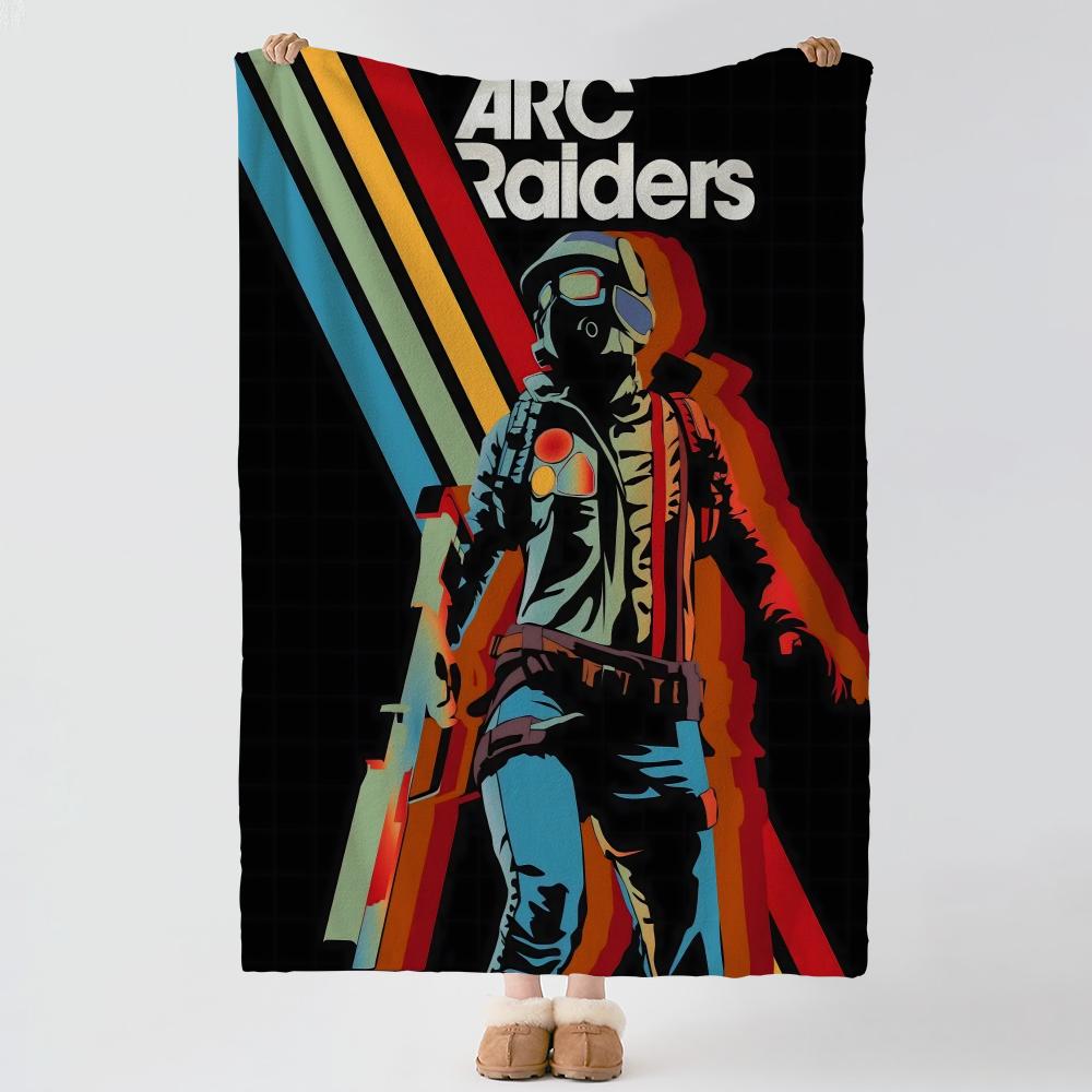 Game A-ARC Raiders-s Throw Thick Comfort Flannel Quilt, Multi-scene Use Indoor Outdoor Daily Nap