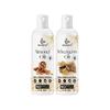 Biomidas 100% reines Mandelöl 100ML & Weizenkeimöl 100ML Kombipackung für schnelles Haarwachstum, gegen Haarausfall, Spliss & fördert weicheres & glänzenderes Haar