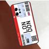Boarding Pass Ticket Case For Xiaomi Redmi Note 14 10 11 12 13 15 Pro Plus Cover For Redmi 15 14C 10C 12C 13C 15C