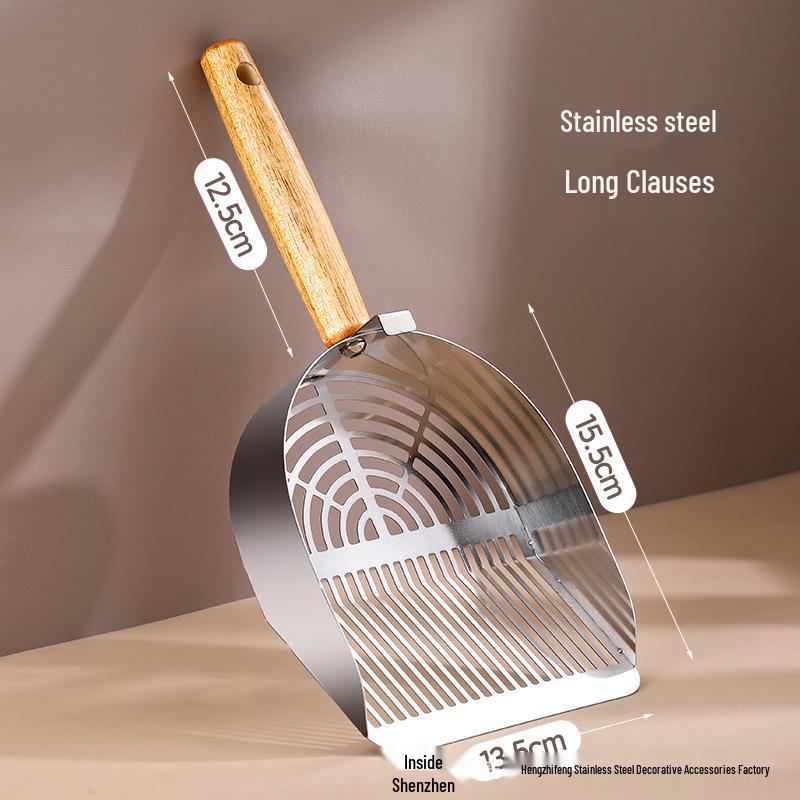 Stainless Steel Cat Litter Scoop for Tofu & Mineral Litter
