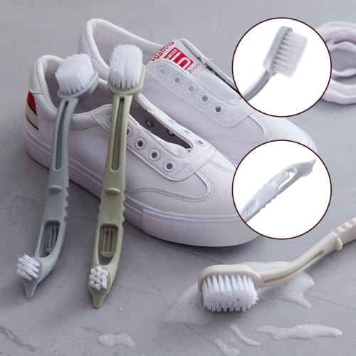 Minarena Shoe Cleaning Brush, 3-Piece Set, Shoe Brush for Indoor Shoes, Household Cleaning Brush, Multi-Functional Shoe Brush, Shoe Cleaning Tool
