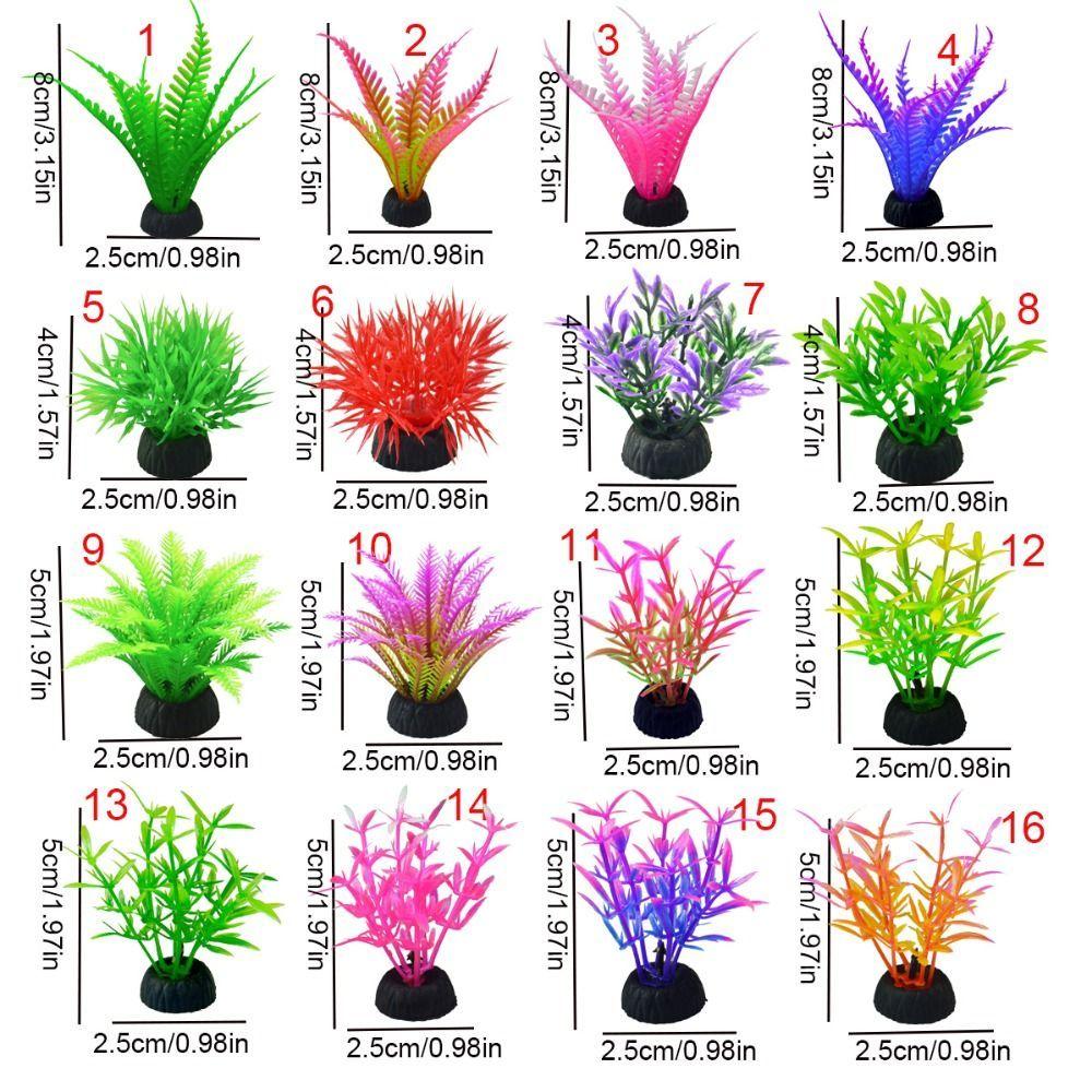 Künstliche Aquarium Dekorative PVC Pflanzen Simulation Wasserpflanzen Ornament Aquarium Gras Blume Dekoration