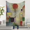 Blanket Throw Swiss P-PaulS-ES Super Cosy German Plush Living Artist Room K-Klee Sofa Couch Childish Birthday Gifts