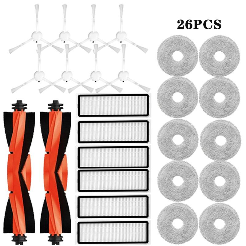 For Xiaomi Robot Vacuum S10 Plus / S10+ / B105 Parts Accessories Main Side Brush Hepa Filter Mop Cloth  Replacement
