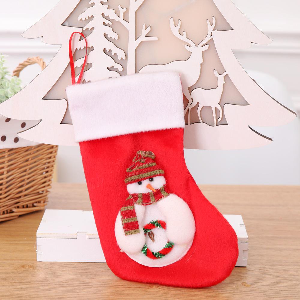 21cm Premium Christmas Stocking Gift Bag - Festive Decoration