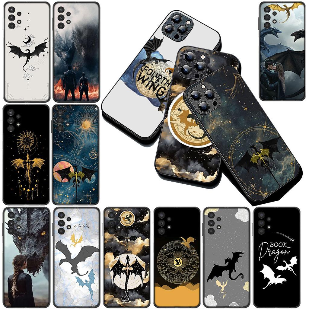 Book Fourths Dragon Wing Phone Case for Huawei P30 P20 Mate 20 Lite Pro Y7 Y6P Y7A 2019 Nova 5T 3I P30Pro Protective Cover