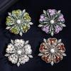 Cherry Blossom Flower Brooch Pins Plants Corsage For Women'S Clothes Backpack Decor Gifts