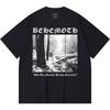 T-shirt Heavy Metal 100% Cotone 230 Gsm Stampa Band Rock Musica Popolare Unisex T-shirt Pesante in Cotone