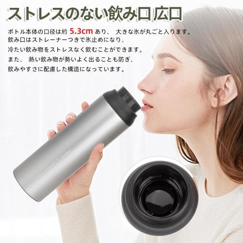 800ml Stainless Steel Thermos Water Bottle with Handle, Keeps Drinks Hot or Cold 24 Hours, Suitable for Sports Drinks, Perfect for the Gym, Office, Ou