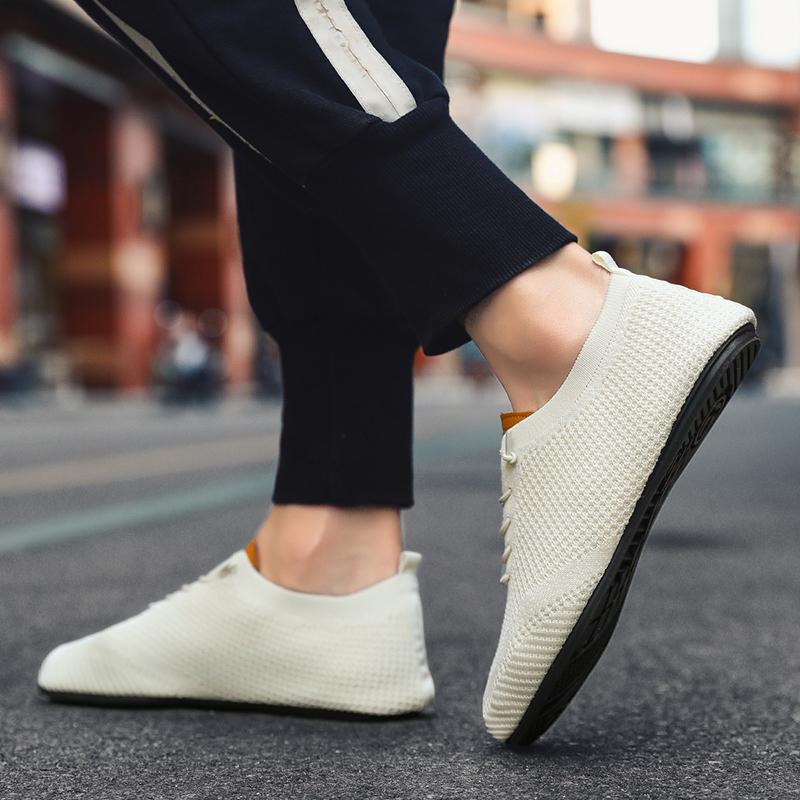 YRZL Mesh Loafers Men Driving Moccasins Thin Bottom Flats Walking Shoes Breathable Non Slip Casual Loafers Summer Mens Shoes