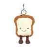 JELLYCAT Fun Food Series Toast Charm Item Doll Plush Pendant 13cm High
