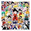50 100Pcs Anime Dragon Ball Stickers For Kids Diy Graffiti Skateboard Laptop Water Bottle Motorcycle Cartoon Toy Decals Sticker